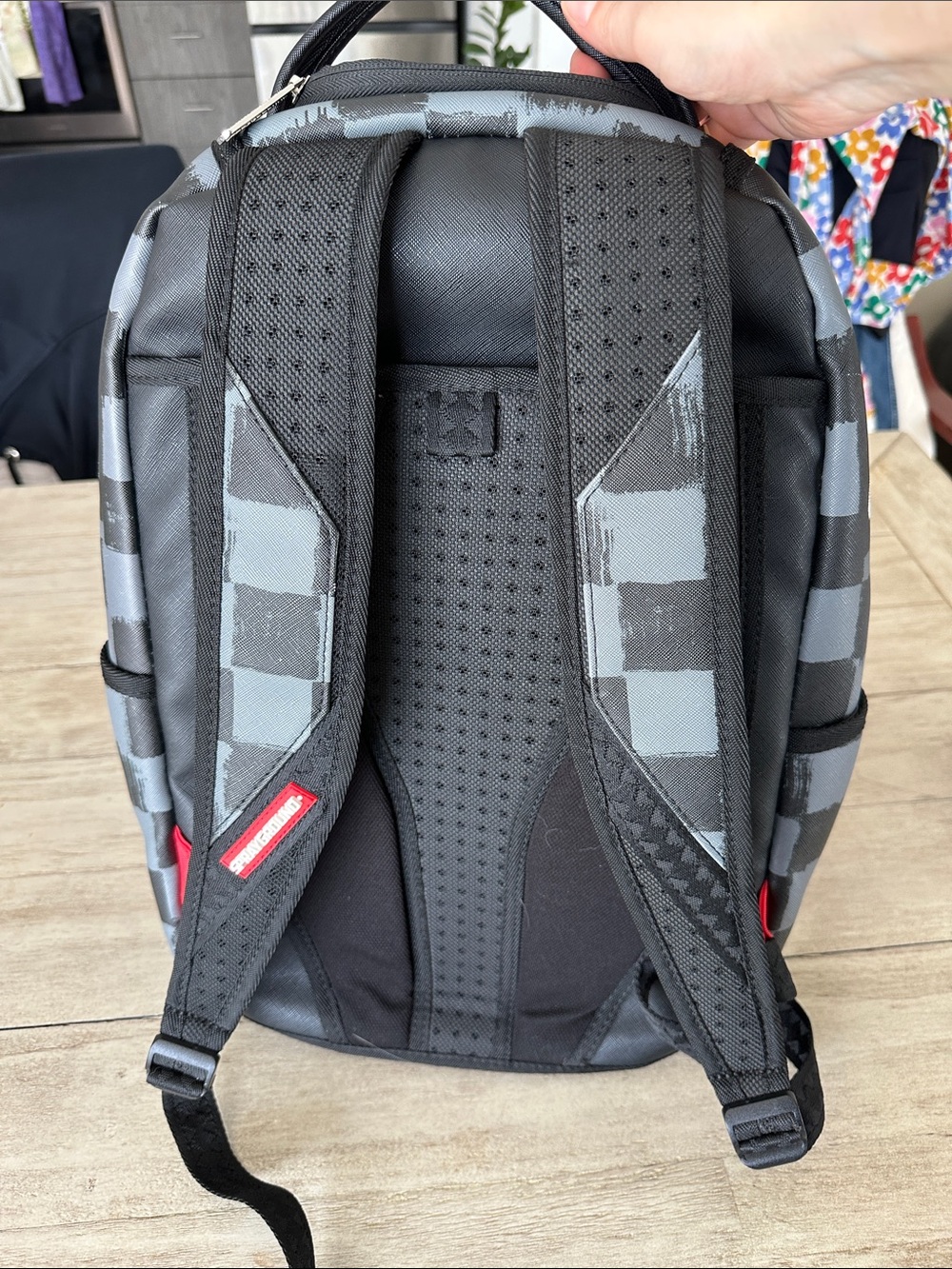 SPRAYGROUND Limited Edition Backpack 910B5825NSZ Sharks in Paris Black and Grey - Picture 6 of 14
